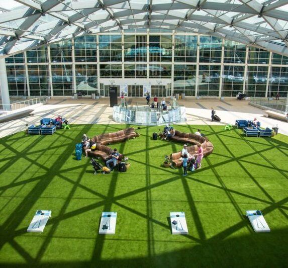 Denver International Airport Pop Up Park Plaza Project