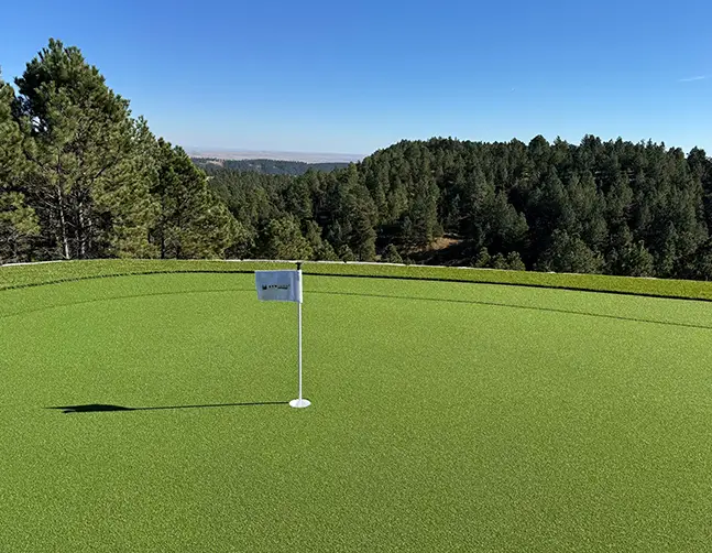 synlawn-co-golf-green Golf green installed by SYNLawn Colorado