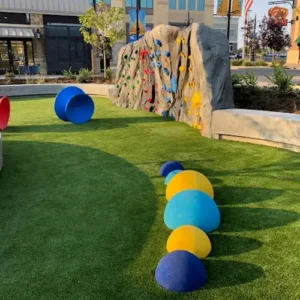 Artificial grass installation from SYNLawn