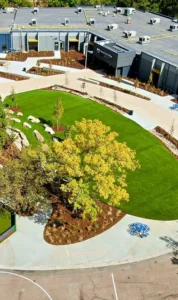Artificial grass installation from SYNLawn